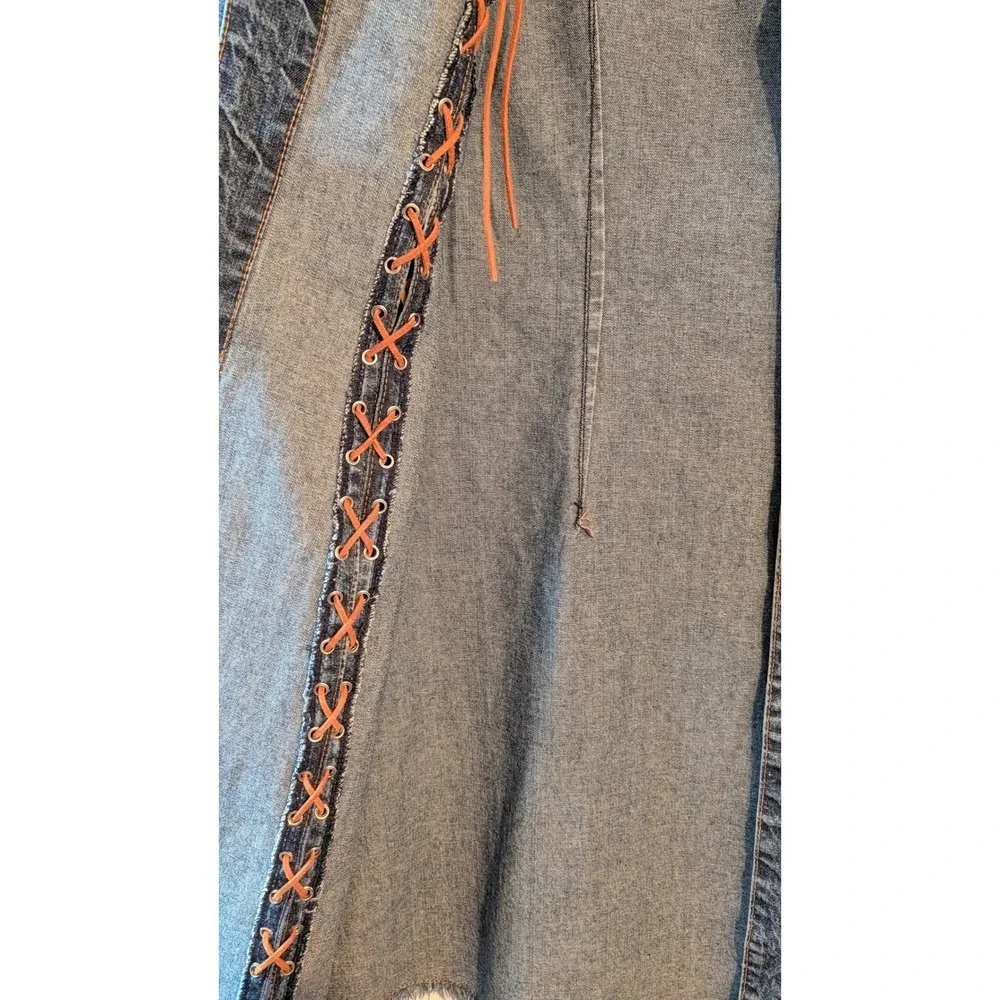 Ethyl longline denim